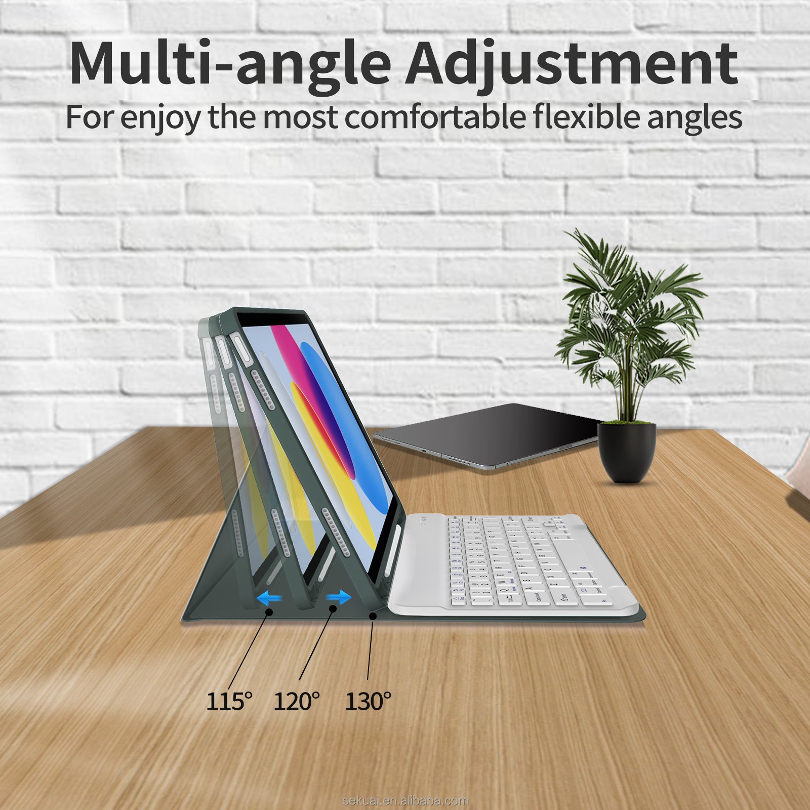 Magnetic Detachable Wireless Keyboard Cover For iPad 10th Generation 2022 iPad 10.9" Case With Pencil Holder