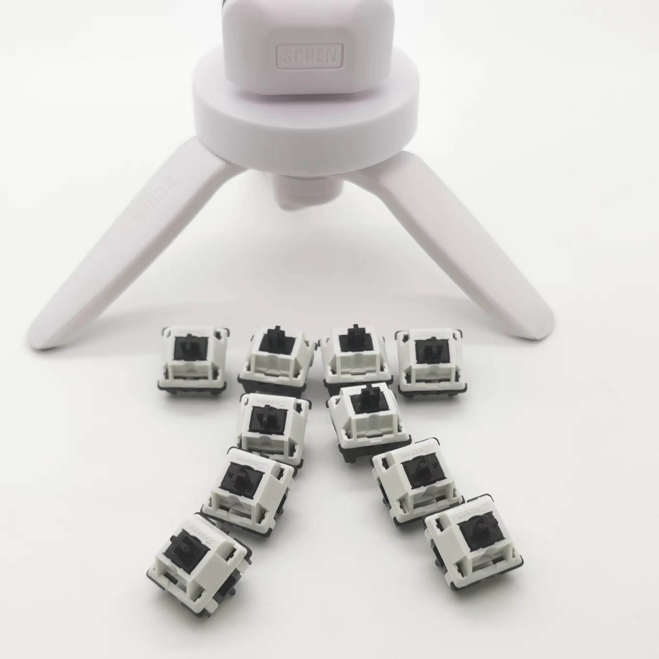 Tecsee Oreo switches Mechanical Keyboard switches UHMWPE Stem PME Nylon Housing can be custom logo color