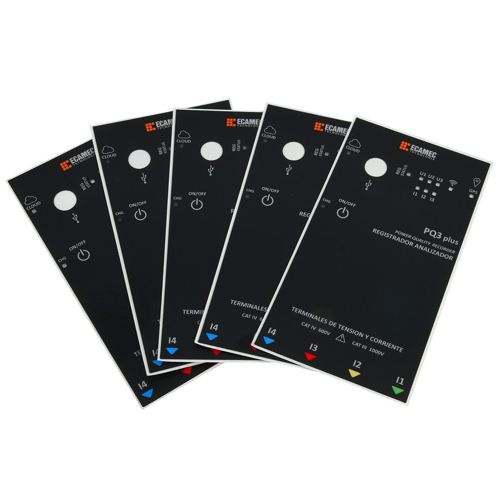 Custom durable silk screen Printing Factory machine controller membrane switch keyboard PET sticker polycarbonate panel sticker