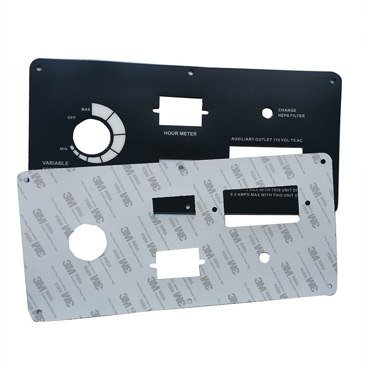 Custom durable silk screen Printing Factory machine controller membrane switch keyboard PET sticker polycarbonate panel sticker