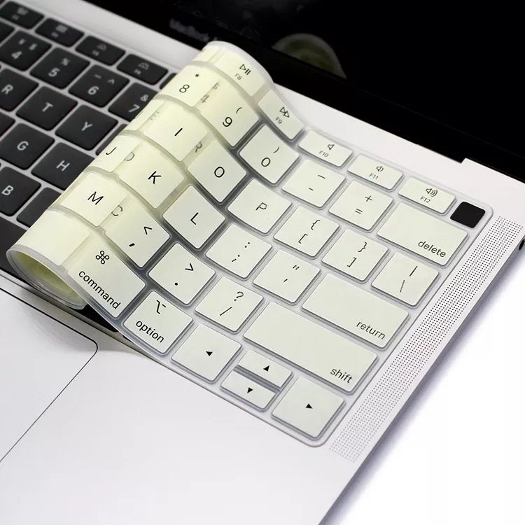 Custom laptop skin Silicone Keyboard Cover for MacBook Newest Air 13 Inch 2018 A1932 with Retina keyboard protector