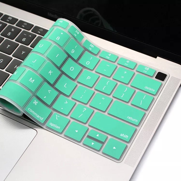 Custom laptop skin Silicone Keyboard Cover for MacBook Newest Air 13 Inch 2018 A1932 with Retina keyboard protector