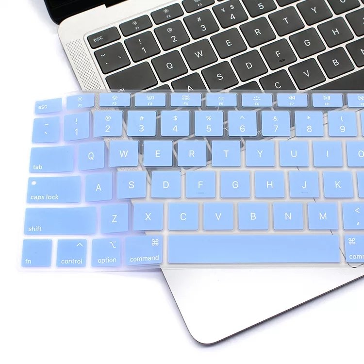 Custom laptop skin Silicone Keyboard Cover for MacBook Newest Air 13 Inch 2018 A1932 with Retina keyboard protector