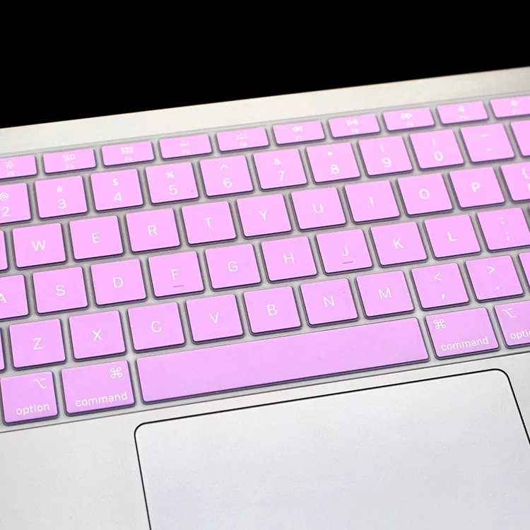 Custom laptop skin Silicone Keyboard Cover for MacBook Newest Air 13 Inch 2018 A1932 with Retina keyboard protector