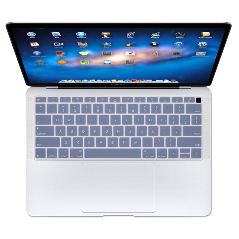 Custom laptop skin Silicone Keyboard Cover for MacBook Newest Air 13 Inch 2018 A1932 with Retina keyboard protector