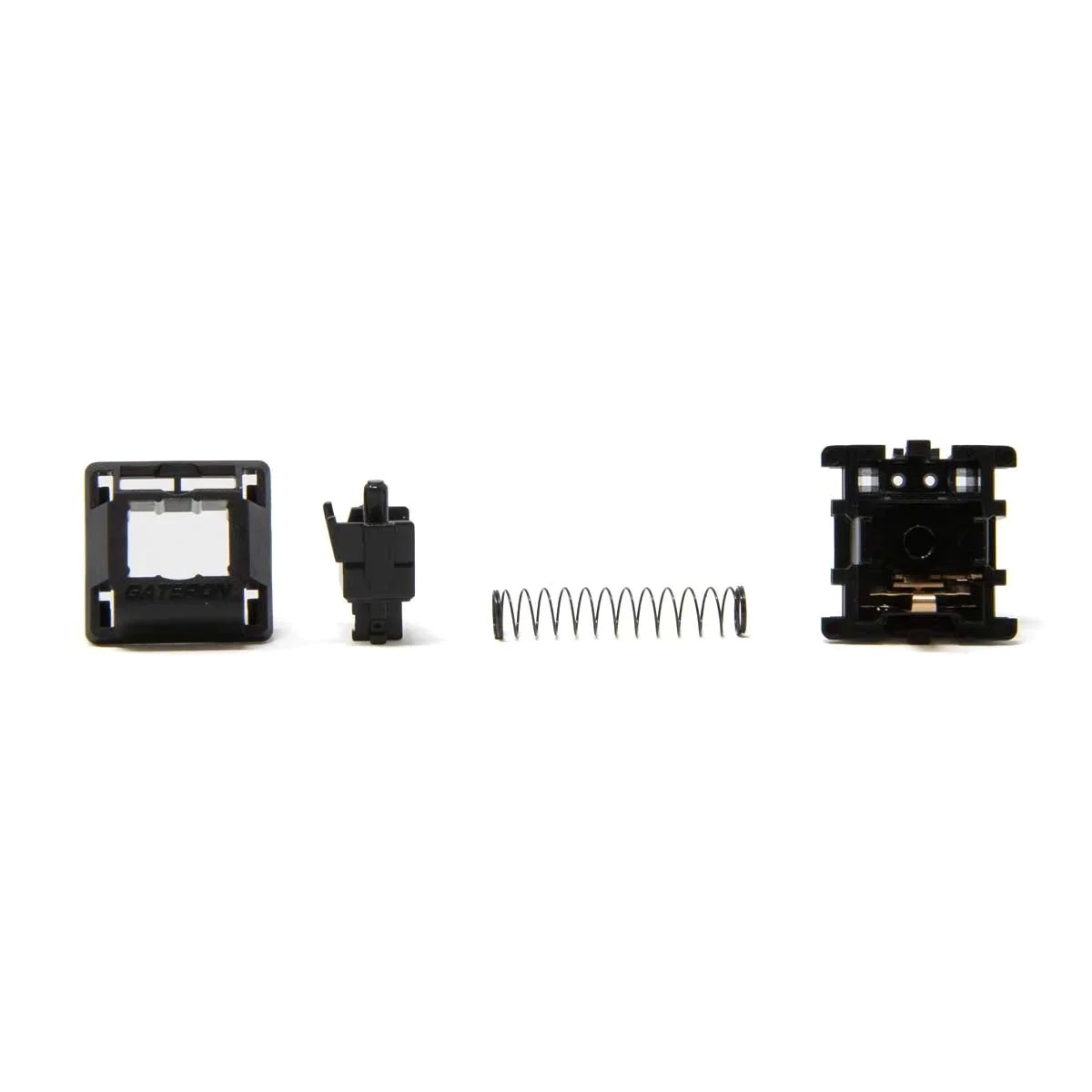 Oil King Lubed Keyboard Switches Plate Mounted Compatible for Mechanical Keyboard 5 Pin 55gf Pre-lubed Dark Black Linear Key