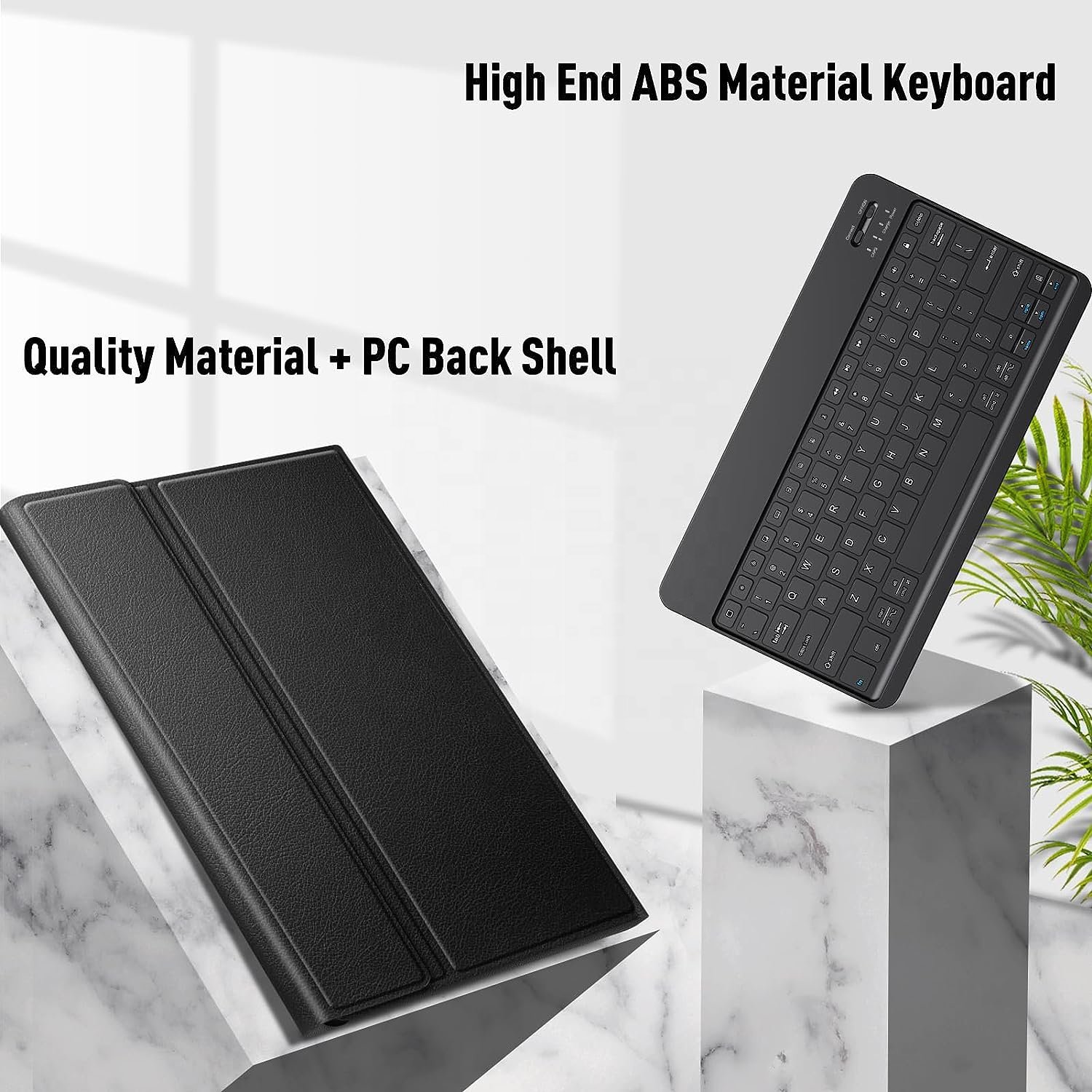 Magnetic Wireless Keyboard Tablet Cover Case with S Pen Holder For Samsung Galaxy tab S9 S8 S7 FE Plus 12.4 inch