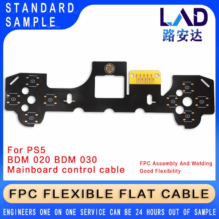 Spot Sale Flat Cable For PS5 010 020 Conductive Film Controller Keyboard Maintenance Replacement FPC Flexible Circuit Board