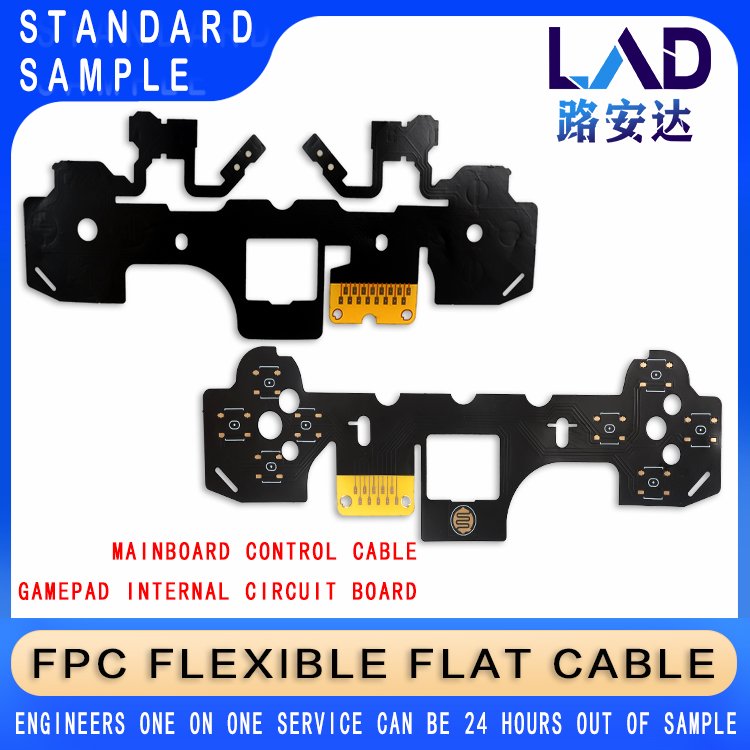 Spot Sale Flat Cable For PS5 010 020 Conductive Film Controller Keyboard Maintenance Replacement FPC Flexible Circuit Board