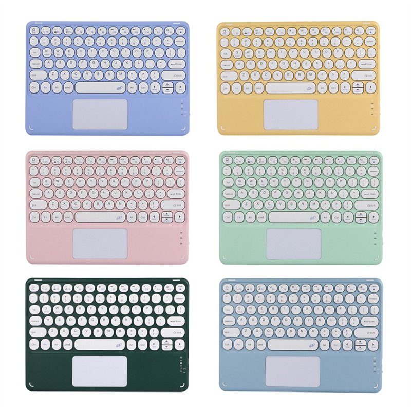 For ipad air 5th 6th 8th 9th 10th generation mini 6 bulk silicone wireless keyboard case touchpad trackpad cover with keyboard