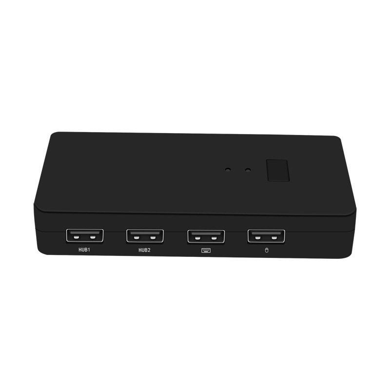 Factory Price 2 Port USB VGA KVM Switch 2 Input 1 Output manual Hot selling 2X1 VGA Kvm Switch