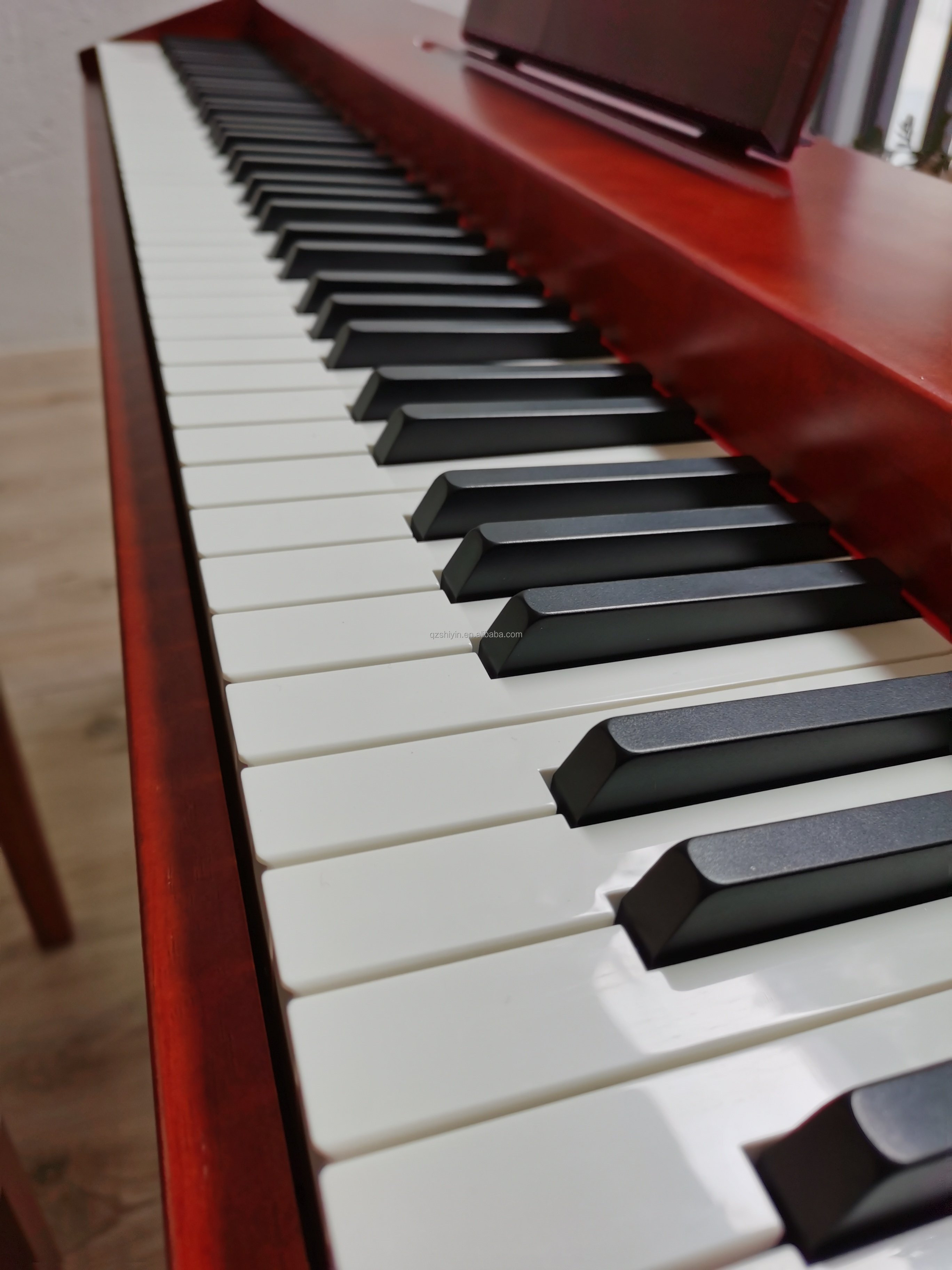 standard piano 88 keys 52 white keys and 36 black keys