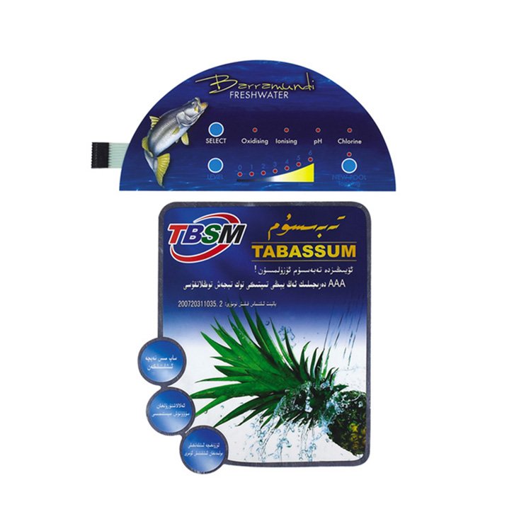 3m Adhesive Customized Membrane Panel Multi Color Push Button Graphic Overlays