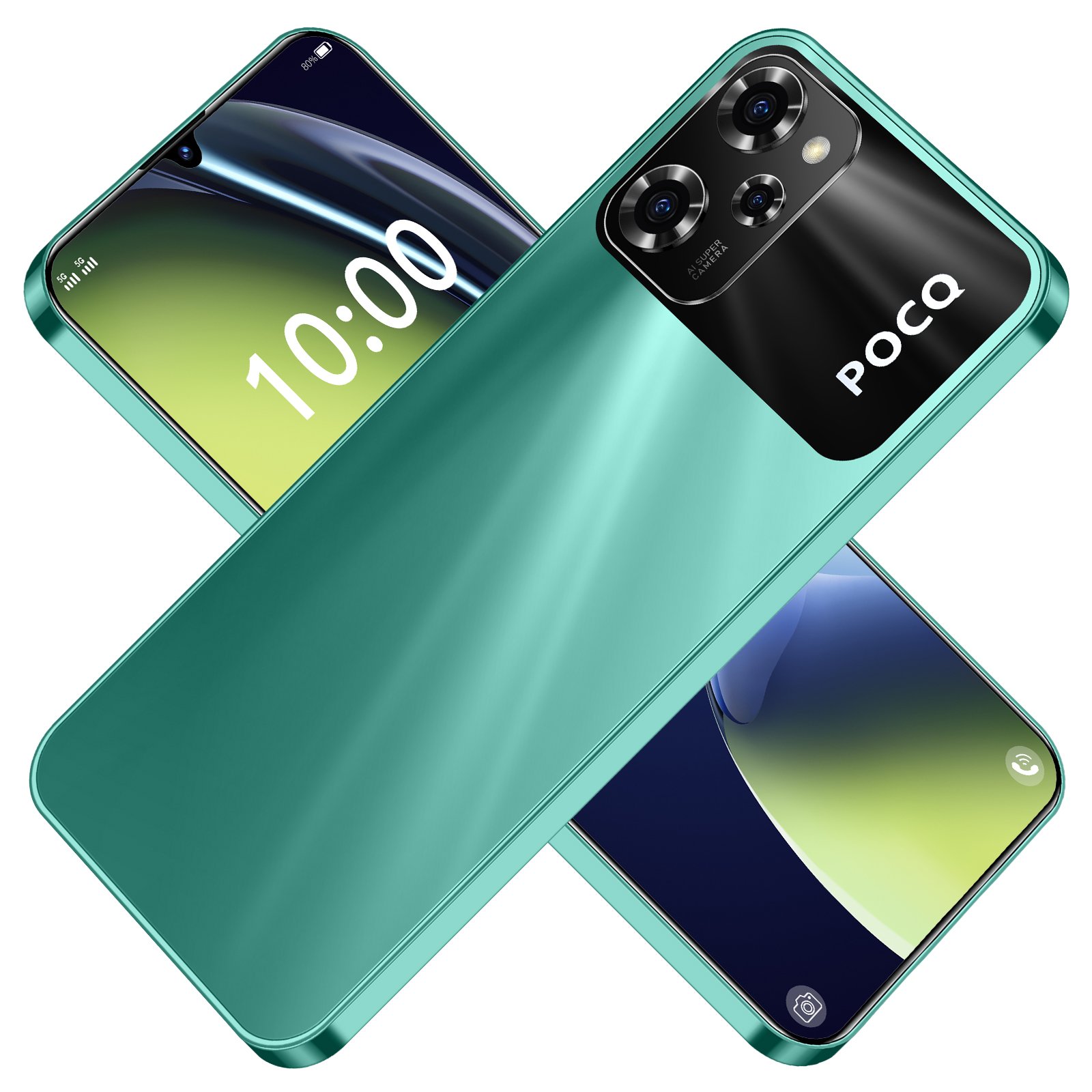 HSDF X5 Pro 16GB+1TB phones 5G Android 13.0 Snapdragon 8 gen2 7.3inch HD Screen Dual SIM Deca Core Smart Phone