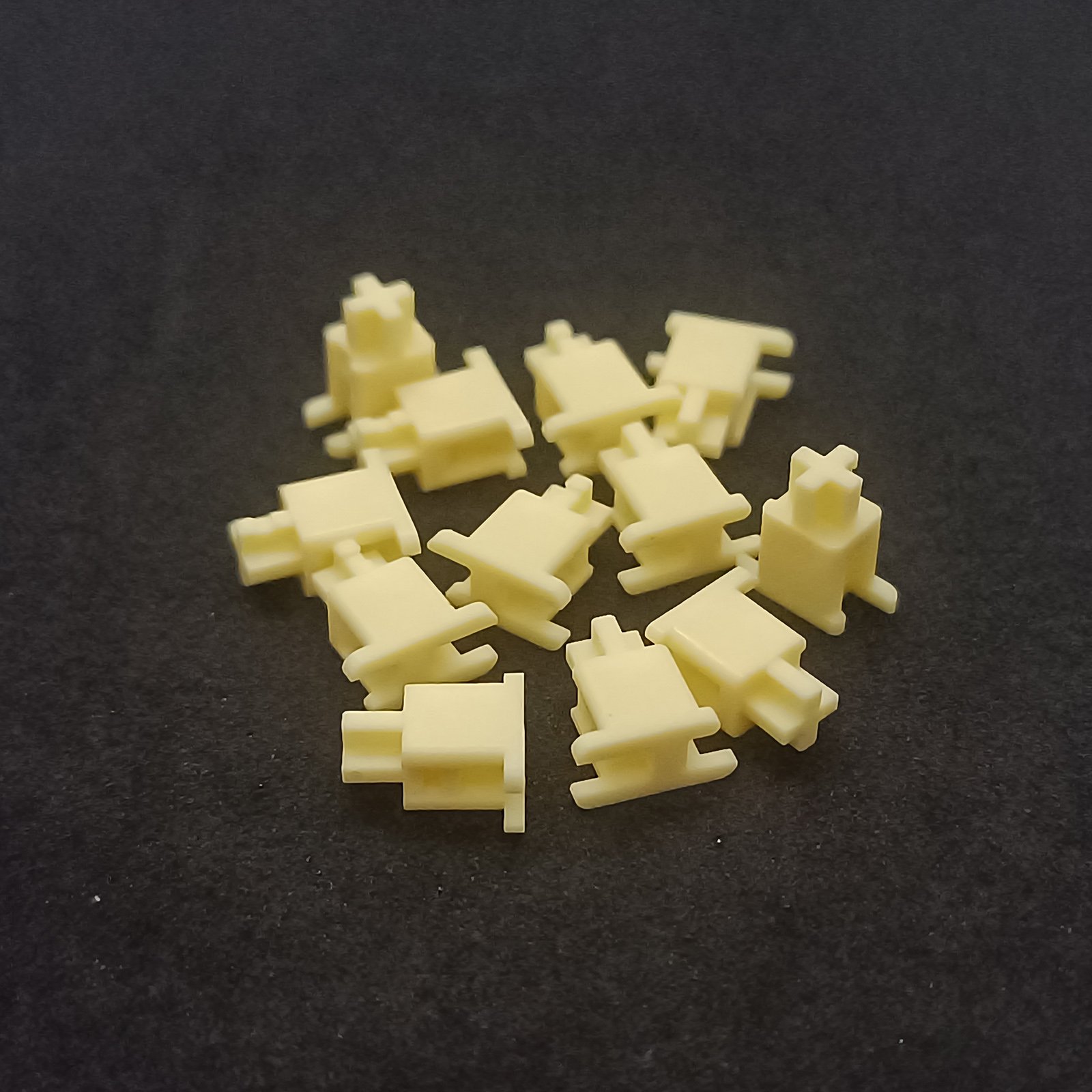Tecsee Yellow V3 Mechanical Keyboard Stabilizer Transparent Appearance New Design Snap-On Fixed Keycap Stabilizer Pcb Stabilizer