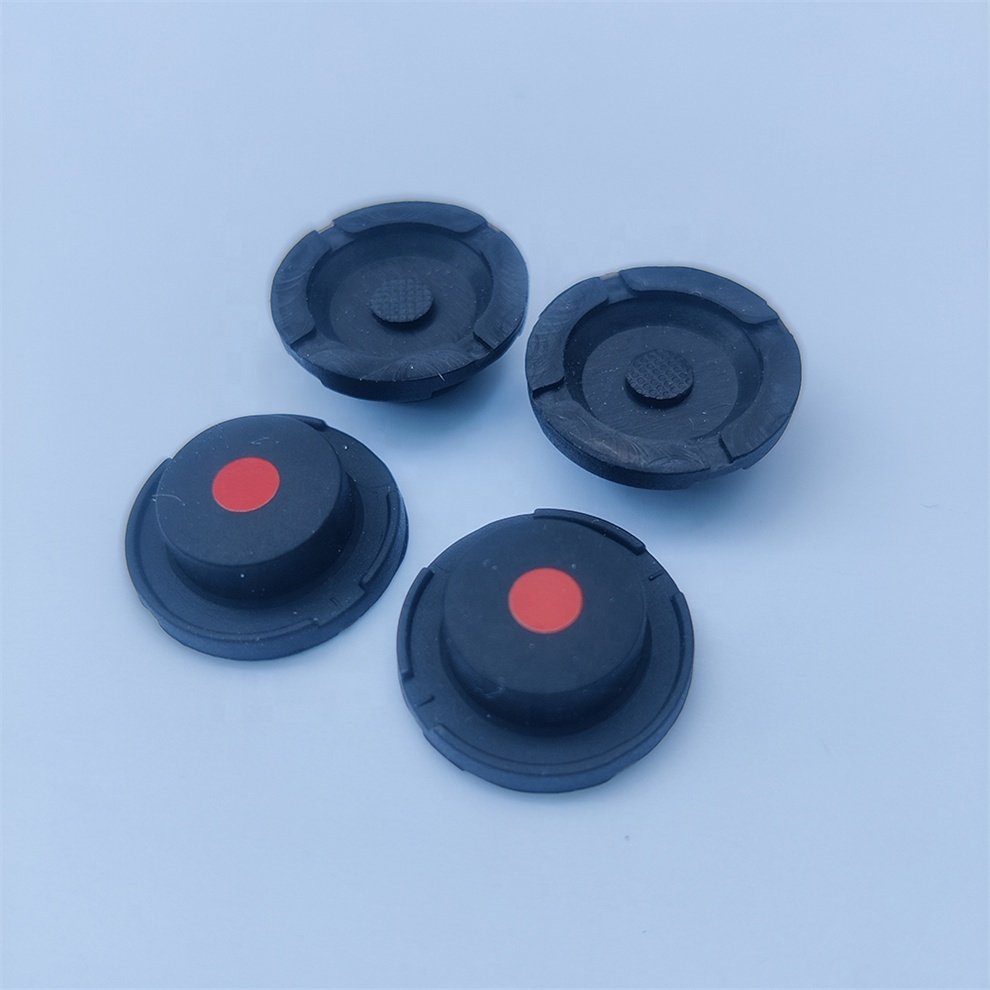 Conductive Translucent Carbon Pill PU Coatings Back Lighting Silicone Rubber Keypad for Car Reset Silicone Button