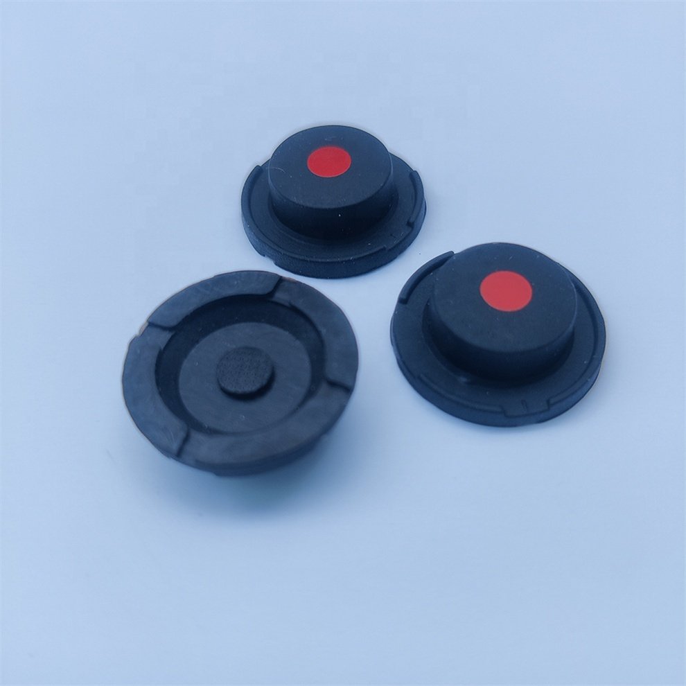 Conductive Translucent Carbon Pill PU Coatings Back Lighting Silicone Rubber Keypad for Car Reset Silicone Button