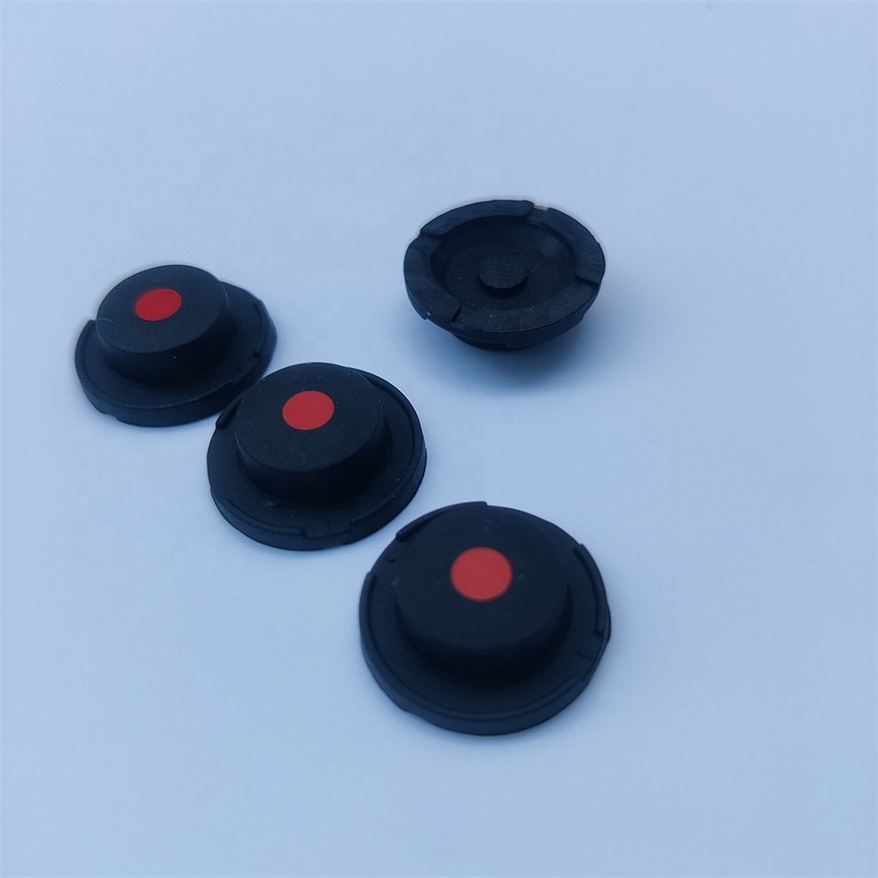 Conductive Translucent Carbon Pill PU Coatings Back Lighting Silicone Rubber Keypad for Car Reset Silicone Button