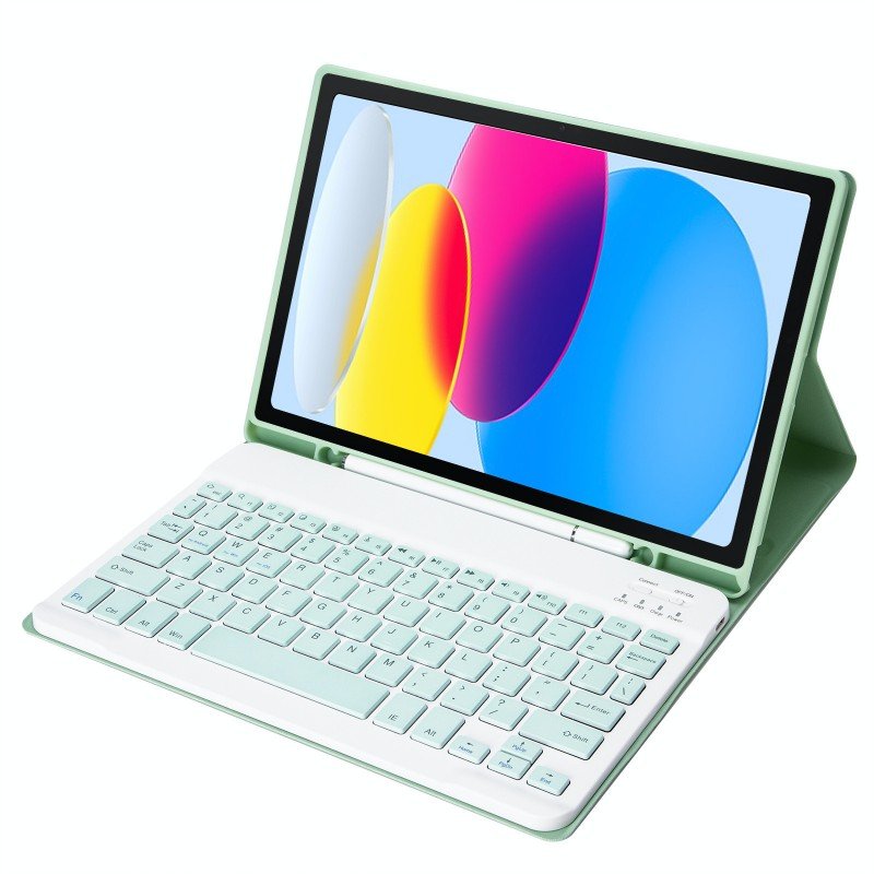 custom new flip Wireless Keyboard Case for IPad 10th Generation 10.9 Inch Air 4/5th 11 Inch 12.9 Inch PU Leather Lightweight