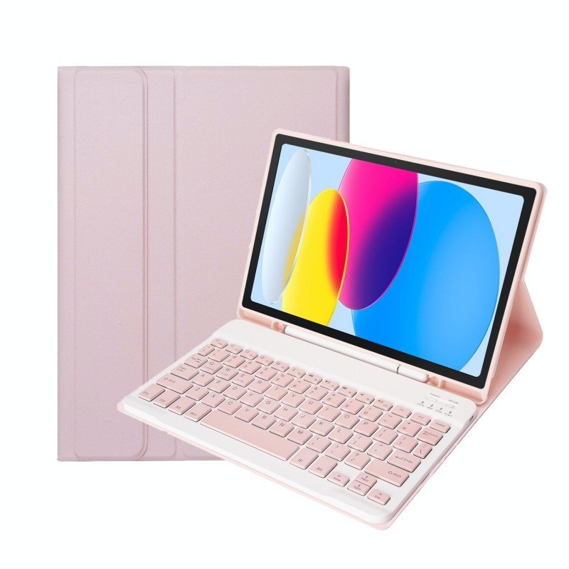 custom new flip Wireless Keyboard Case for IPad 10th Generation 10.9 Inch Air 4/5th 11 Inch 12.9 Inch PU Leather Lightweight