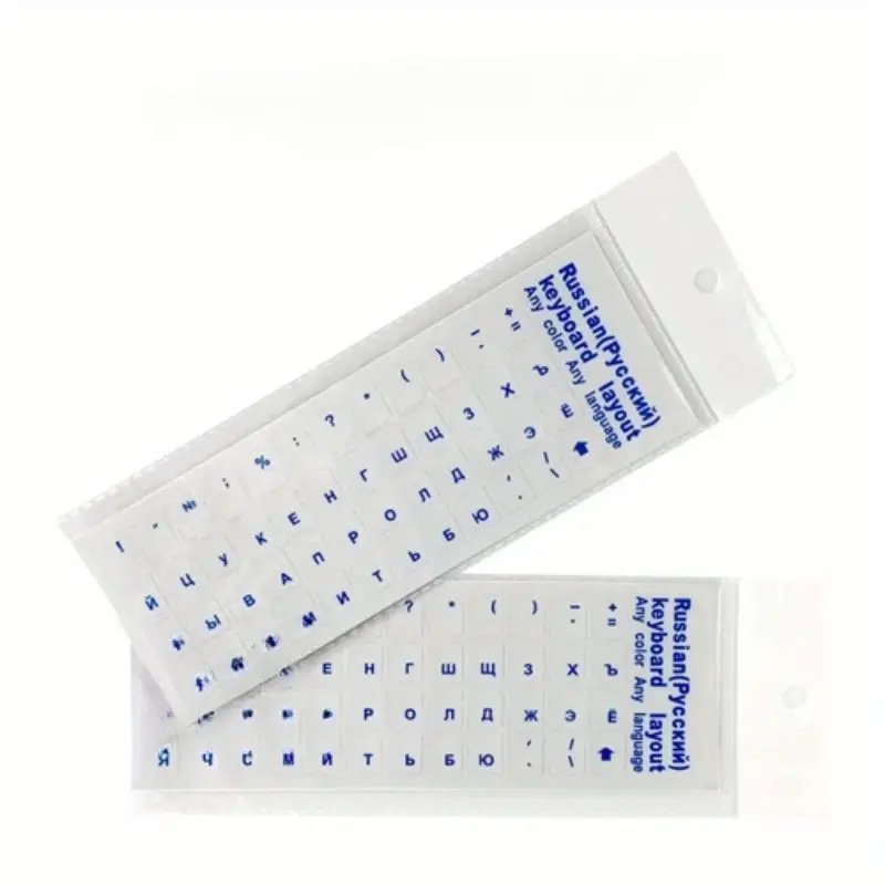 Clear Russian Sticker Film Language Letter Keyboard Cover For Computer Notebook PC Dust Protection Laptop Accessories
