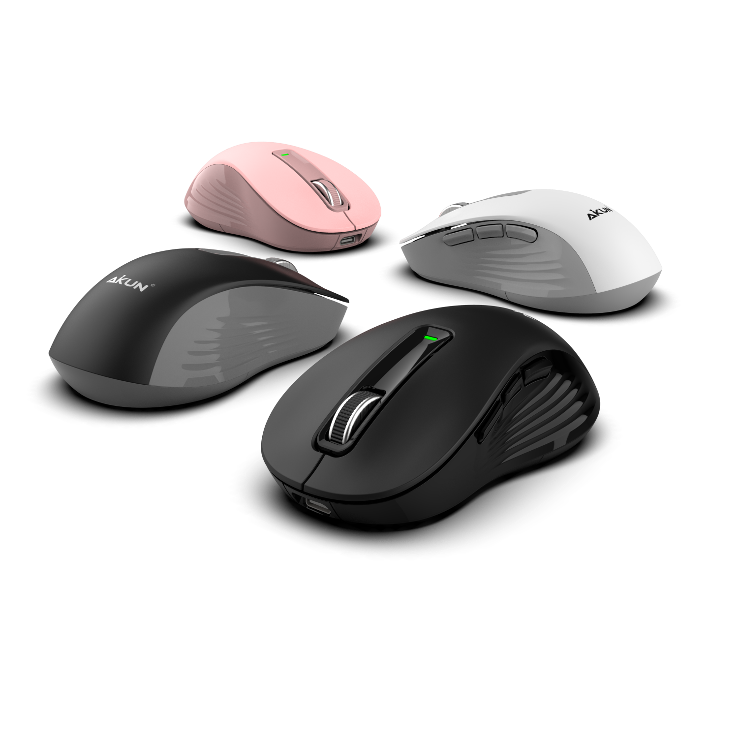BT200 Dual Bluetooth 5D Wireless Mouse with Bluetooth 5.0,4.0 version for Office Home