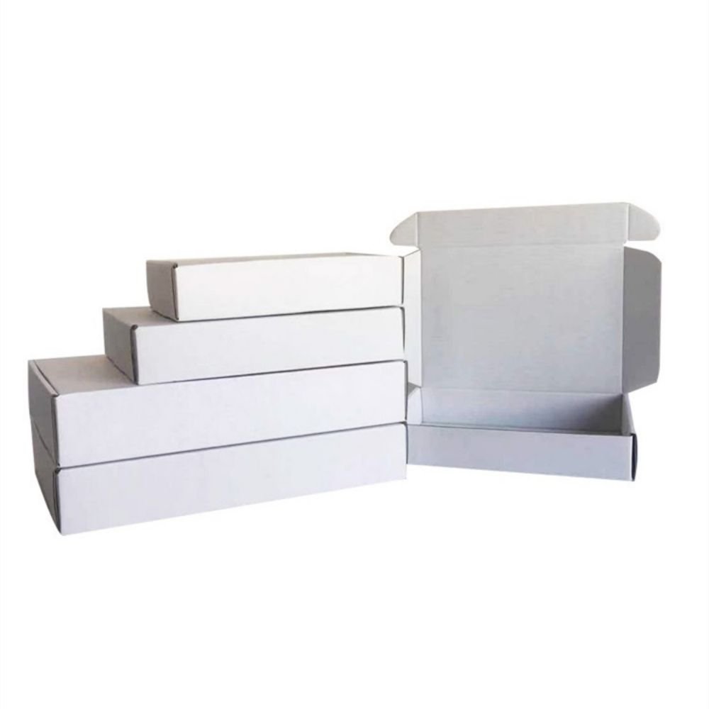 Vials Transparent Cover Plain For Export Boxes Magnetic Gift Craft Paper Box White Packaging Carton