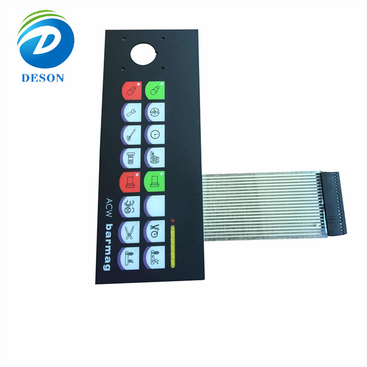 Deson 3d printer turbo fans low voltage mini touch switch touch membrane switch membrane foil switch 4 keys