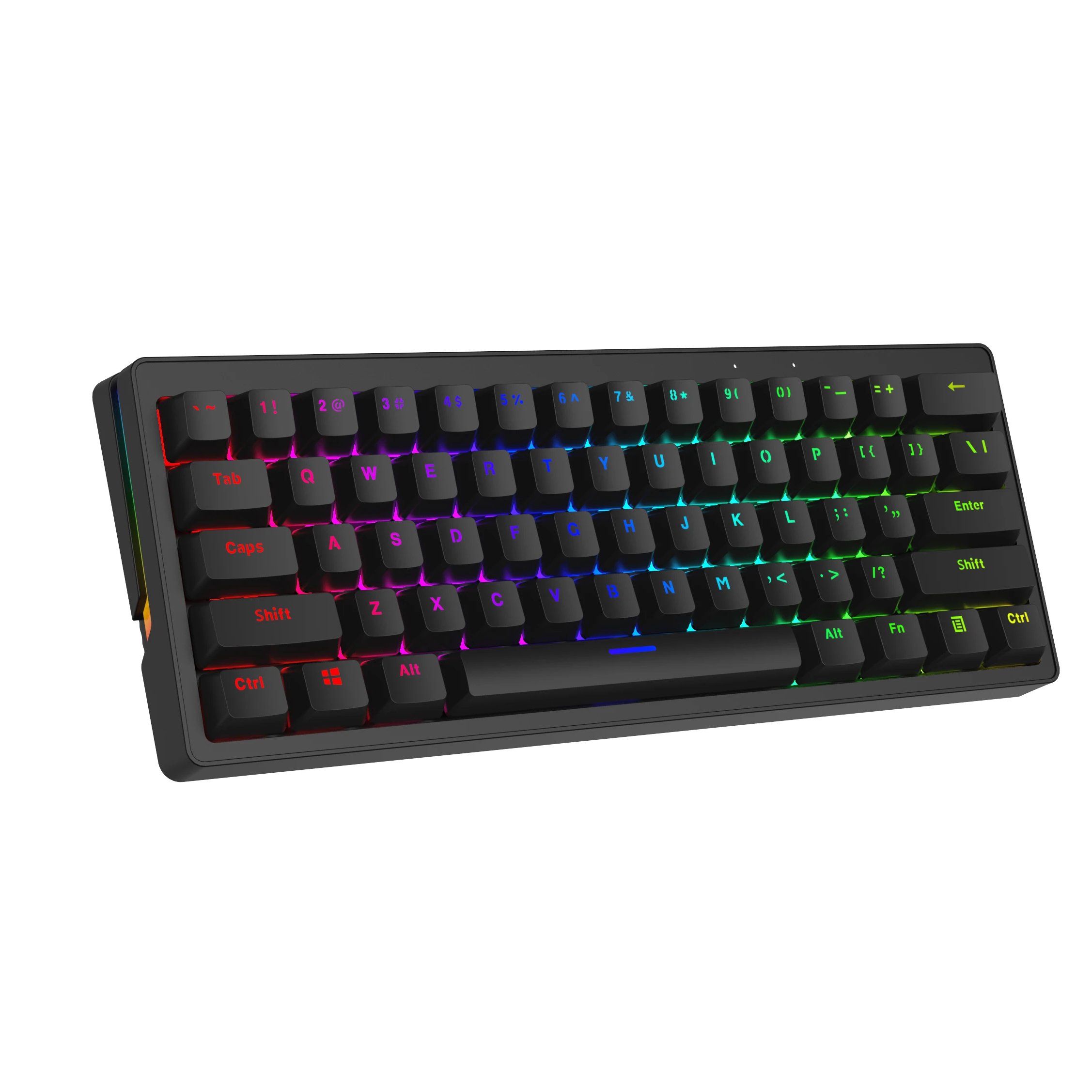 For gaming keyboard and mouse combo OEM UK RUSSIAN SPANISH customized USB 60 percent wired computer mechanical gaming keyboard
