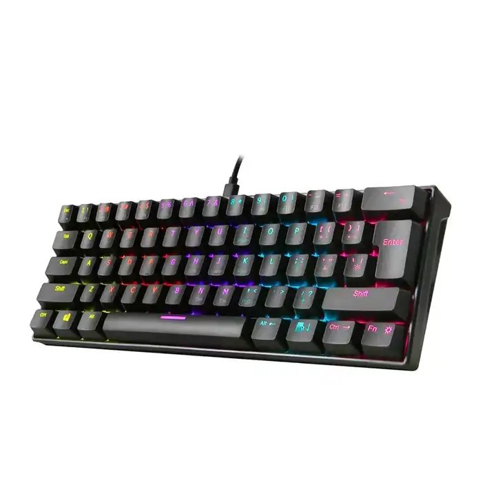 Free Sample Teclado Usb Gaming Keyboard Coiled Cable Mechanical Keyboard Teclado Gamer Wired Keyboard Gaming Mechanical
