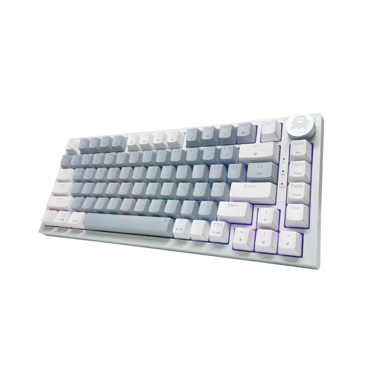 Custom Mechanical Gaming Keyboard Wireless RGB PC Custom Keyboard wireless 75% with knob mechanical keyboard