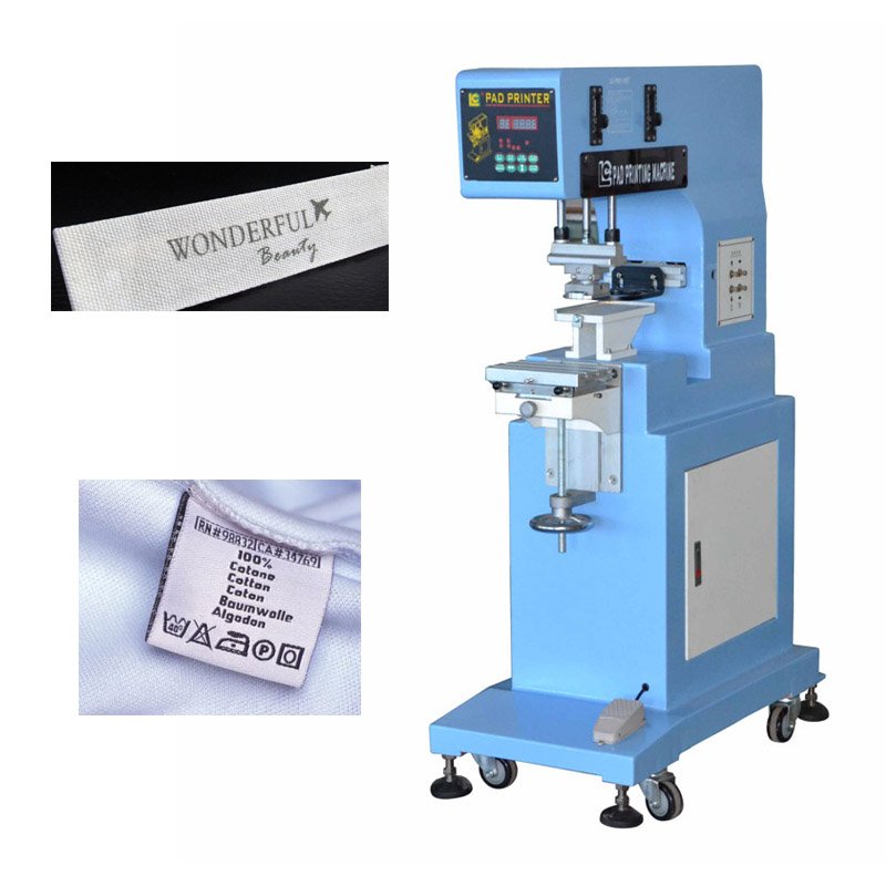 LC Brand Single Color Pencil Pen Printer lamp bulb Pad Printing Machine For Glasses frame custom keyboard
