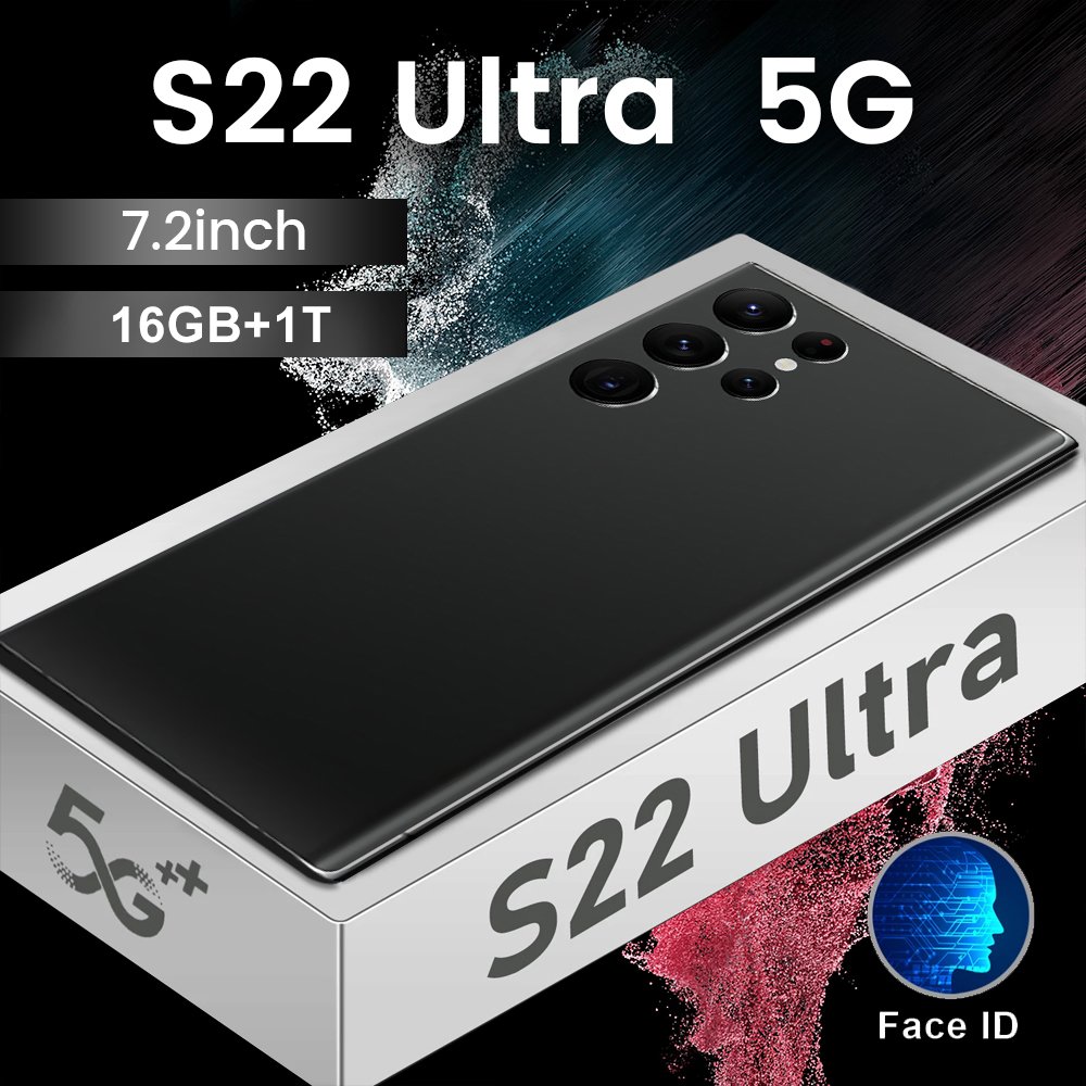 S22 Ultra 16GB+1TB Smart Android Phone 6800mah 5G Dual SIM Dual Standby Unlocked Smartphone S22 ultra s22 ultra