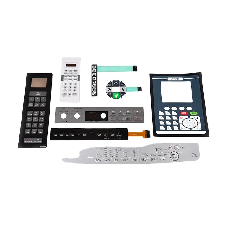 Customized Fuel Dispenser Front Control Panel 4*4 Keypad Switch Metal Dome Embossed Waterproof and Durable 16key Membrane Switch