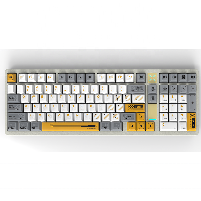 full size PBT keycaps customized LOGO tri mode gasket hot swap CNC mechanical keyboard