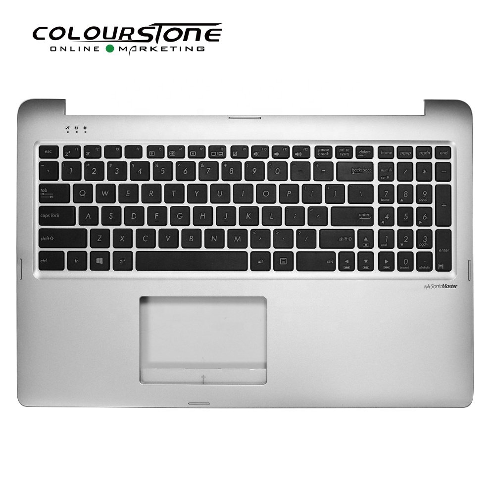 Notebook TP550LA A US Laptop Palmrest Case With Silver Frame For TP550LJ TP550LN TP550LD With Keyboard Upper Cover