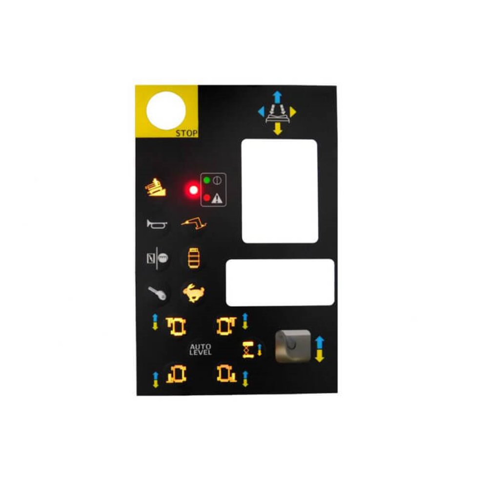 Custom embossed button metal dome touch panel keypads membrane keypad membrane switch graphic overlay membrane overlay