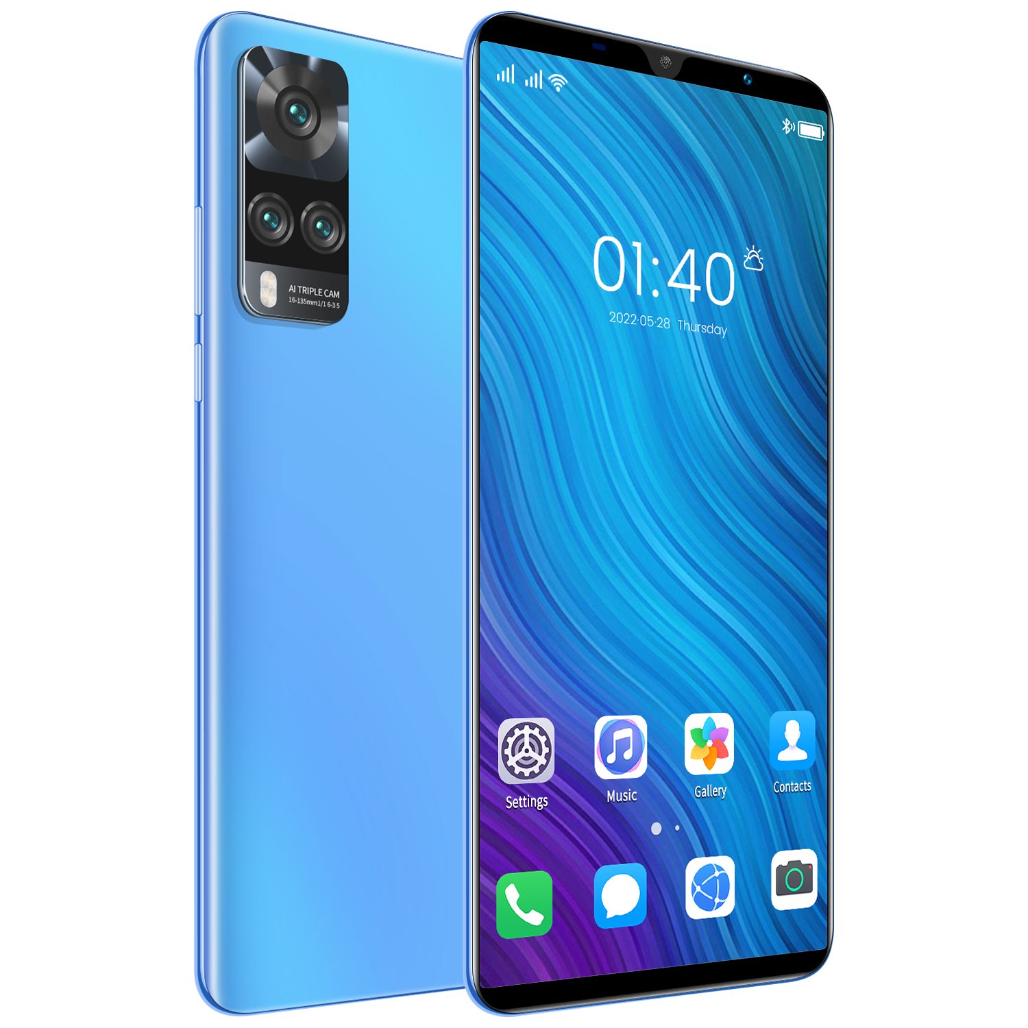 iHSDF-Y53S 12GB+512GB phones 5G android10 MEMORY 5.2 inch HD Screen Dual SIM Deca Core mobile phone