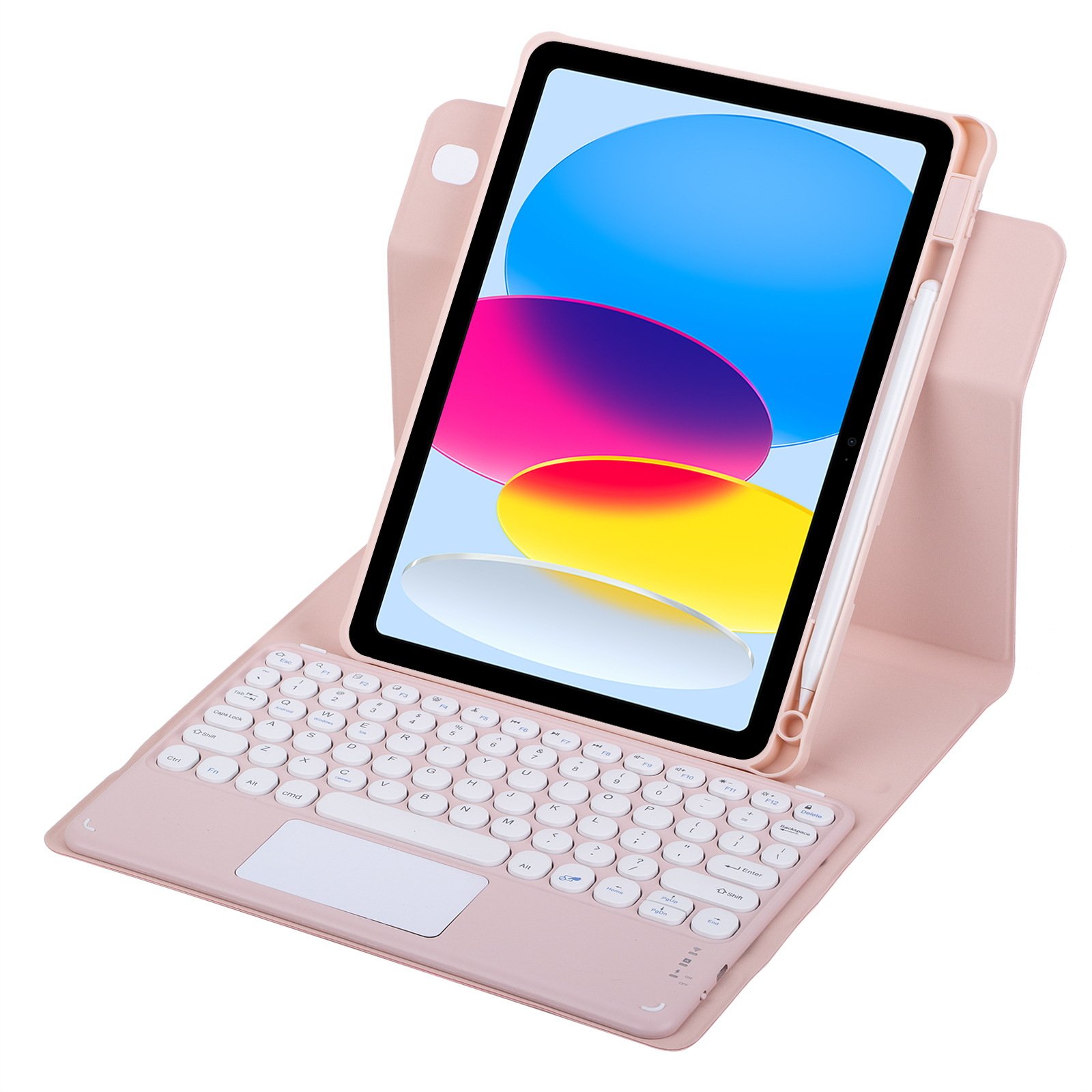Touchpad Keyboard Case For iPad 10th Generation 10th Gen 2022 10.9 10.2 inch 9th 8th 7th Rotation Case With Keyboard