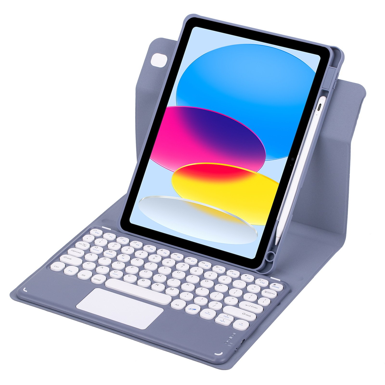 Touchpad Keyboard Case For iPad 10th Generation 10th Gen 2022 10.9 10.2 inch 9th 8th 7th Rotation Case With Keyboard