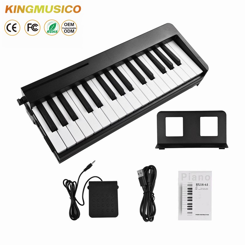61 key digital piano keyboard with semi weighted keys Electronic keyboards musical instrument Weighted Action Digital Piano