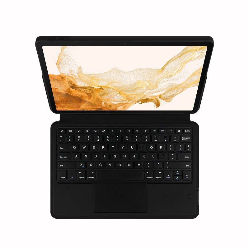 Flip Fold Magnetic With Backlight Wireless Keyboard Tablet Cover For Samsung Galaxy Tab S8 Case Keyboard