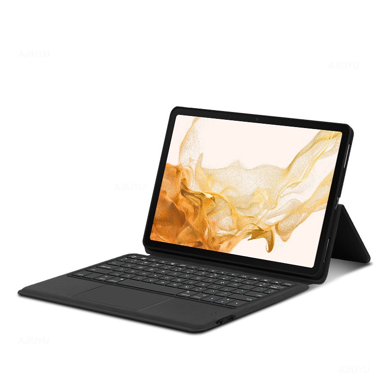 Flip Fold Magnetic With Backlight Wireless Keyboard Tablet Cover For Samsung Galaxy Tab S8 Case Keyboard