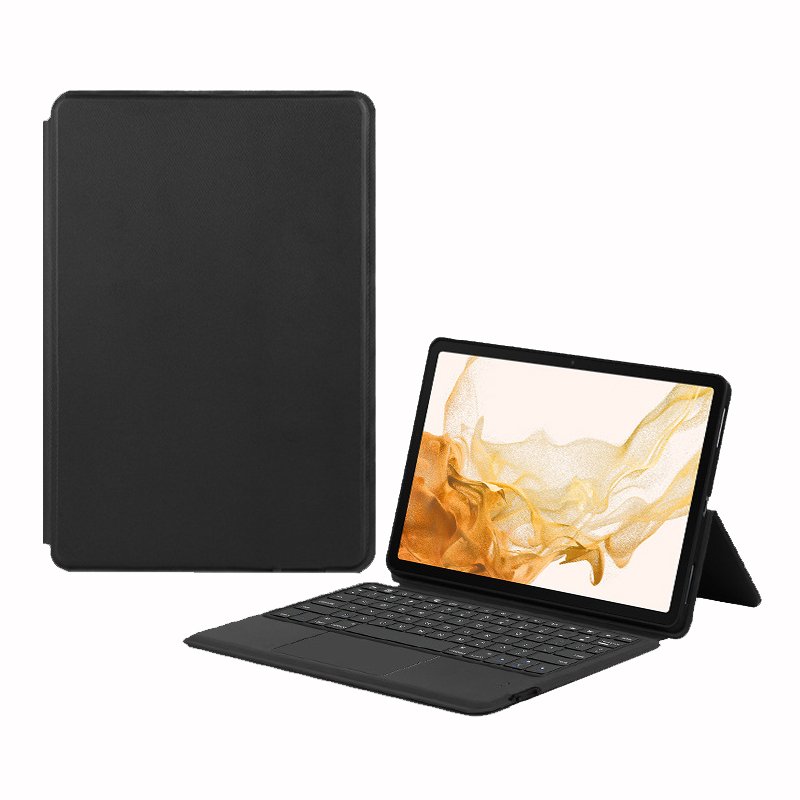 Flip Fold Magnetic With Backlight Wireless Keyboard Tablet Cover For Samsung Galaxy Tab S8 Case Keyboard