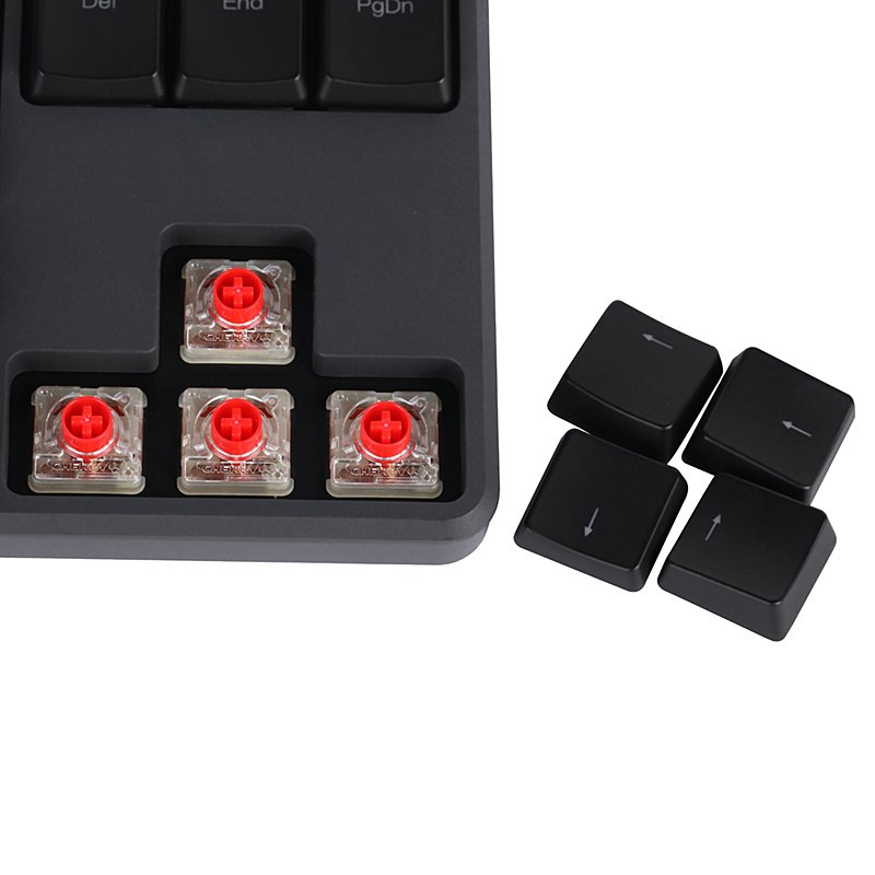 Hot Sell 108keys Cherry Red Switch Full Size White Light With Multimedia Type-C Interface Wired Gaming Mechanical Keyboard