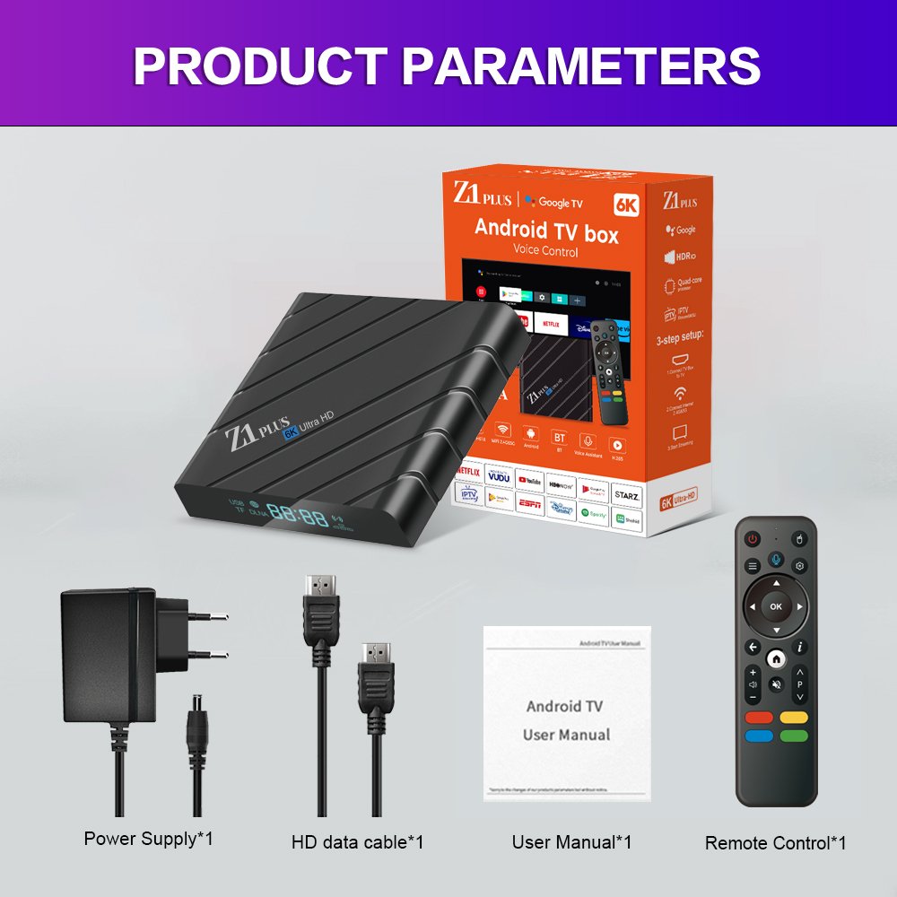 Wholesale Cheapest TV Box Android 12gb 16gb 32gb ATV Allwinner H618 with BT Voice Remote Android iptv box