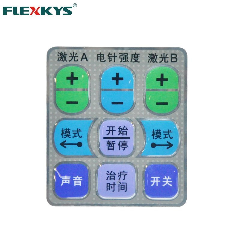 Wholesale custom design 4 x 4 matrix 16 key membrane switch keypad keyboard for Home Appliance Metal Button Material