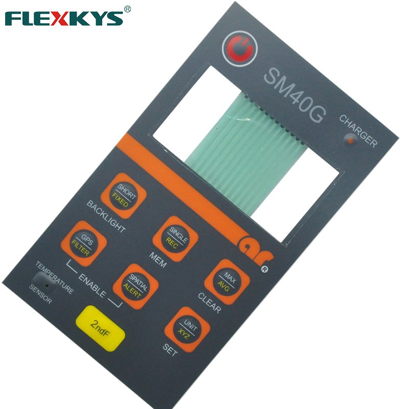 Wholesale custom design 4 x 4 matrix 16 key membrane switch keypad keyboard for Home Appliance Metal Button Material
