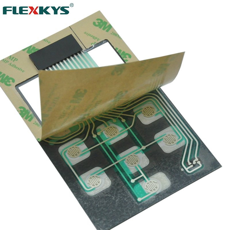 Wholesale custom design 4 x 4 matrix 16 key membrane switch keypad keyboard for Home Appliance Metal Button Material