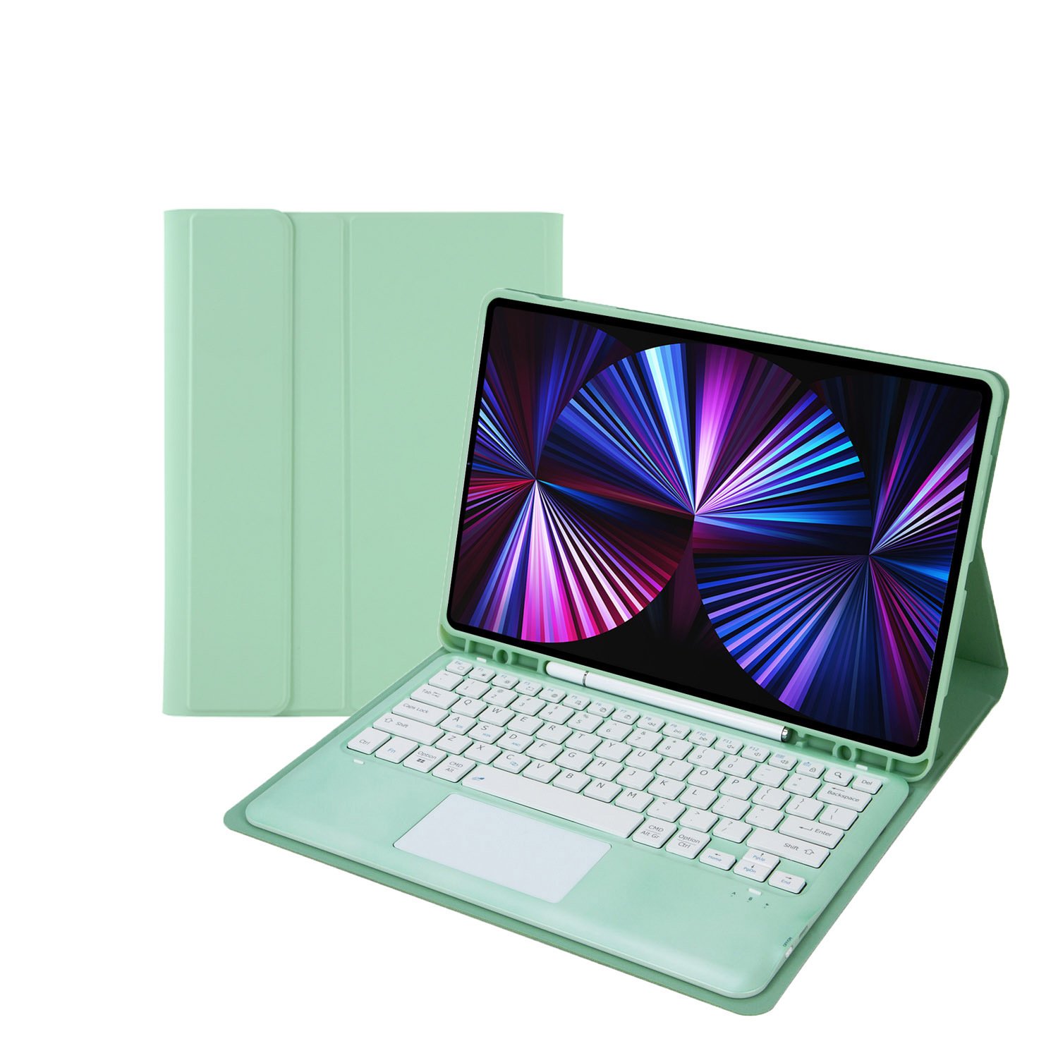 Custom 12.9-Inch Wireless Keyboard Cover with Tablet Case for iPad 129 Tablet Covers & Cases